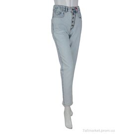 Фотография Джинсы женские Весна/осень 05-422 blue (6 шт. р.сетка 26-31) "Pozitiv" недорого оптом от прямого поставщика