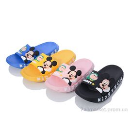 Шльопанці дитячі літні Літо S0350-8 mix (12 пар р.30-35) "Family" недорого оптом від прямого постачальника