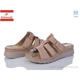 Шльопанці жіночі полегшені Літо B6-15 (8 пар р.37-42) "Saimaoji" недорого оптом від прямого постачальника
