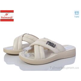 Шльопанці жіночі полегшені Літо V27-5 (8 пар р.36-41) "Saimaoji" недорого оптом від прямого постачальника