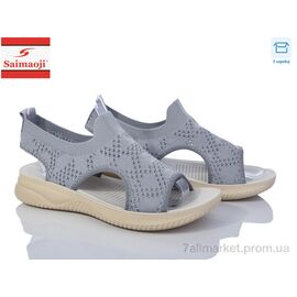 Фотография Босоножки женские летние Лето R519-2 (8 пар р.37-42) "Saimaoji" недорого оптом от прямого поставщика