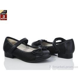 Туфлі дитячі зручні Весна/осінь D26 black 27р (1 пар р.One size) "Clibee" недорого оптом від прямого постачальника