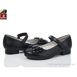 Туфлі дитячі зручні Весна/осінь D102 black 27р (1 пар р.One size) "Clibee" недорого оптом від прямого постачальника