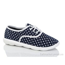 Фотография Кроссовки женские модные Весна/осень 101 горох (6 пар р.36-41) "Inblue" недорого оптом от прямого поставщика