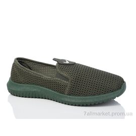 Фотография Слипоны женские тканевые Лето 1802 зелений (12 пар р.36-41) "Inblue" недорого оптом от прямого поставщика