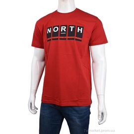Футболка чоловіча Літо 3707-0070-3 red (4 шт. р.сіткаM-2XL) "Мир" недорого оптом від прямого постачальника
