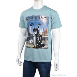 Футболка чоловіча Літо 3707-116-4 green (4 шт. р.сіткаM-2XL) "Мир" недорого оптом від прямого постачальника