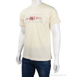 Фотография Футболка мужская Лето 3707-0064-3 beige (4 шт. р.сетка M-2XL) "Мир" недорого оптом от прямого поставщика