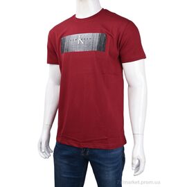 Футболка чоловіча Літо 3707-0084 bordo (4 шт. р.сіткаM-2XL) "Мир" недорого оптом від прямого постачальника