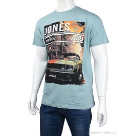 Футболка чоловіча Літо 3707-119-2 green (4 шт. р.сіткаM-2XL) "Мир" недорого оптом від прямого постачальника