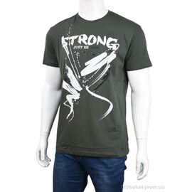 Футболка чоловіча Літо 3707-122-1 green (4 шт. р.сіткаM-2XL) "Мир" недорого оптом від прямого постачальника