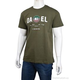 Футболка чоловіча Літо 3707-0088-2 green (4 шт. р.сіткаM-2XL) "Мир" недорого оптом від прямого постачальника