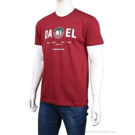 Футболка чоловіча Літо 3707-0088-3 bordo (4 шт. р.сіткаM-2XL) "Мир" недорого оптом від прямого постачальника