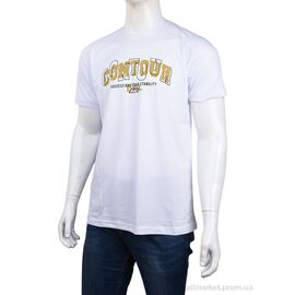 Футболка чоловіча Літо 3707-150-3 white (4 шт. р.сіткаM-2XL) "Мир" недорого оптом від прямого постачальника