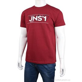 Футболка чоловіча Літо 3707-0080-1 bordo (4 шт. р.сіткаM-2XL) "Мир" недорого оптом від прямого постачальника