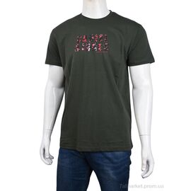Футболка чоловіча Літо 3707-0072-1 green (4 шт. р.сіткаM-2XL) "Мир" недорого оптом від прямого постачальника