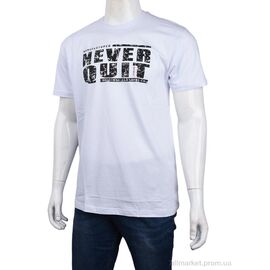 Футболка чоловіча Літо 3707-0082-3 white (4 шт. р.сіткаM-2XL) "Мир" недорого оптом від прямого постачальника