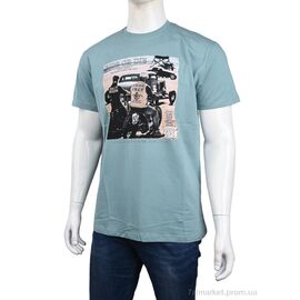Футболка чоловіча Літо 3707-100-3 green (4 шт. р.сіткаM-2XL) "Мир" недорого оптом від прямого постачальника
