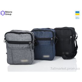 Сумка чоловіча 3-2-2 mix 21*15*8 см, "Reluna Group" недорого оптом від прямого постачальника
