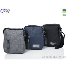 Сумка чоловіча 3-2-3 mix 21*15*8 см, "Reluna Group" недорого оптом від прямого постачальника