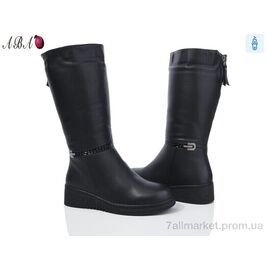 Фотография Сапоги женские удобные зима B2ABA9 (8 пар р.37-42) "Aba" недорого оптом от прямого поставщика