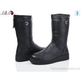 Фотография Сапоги женские удобные зима B4ABA2 (6 пар р.41-43) "Aba" недорого оптом от прямого поставщика