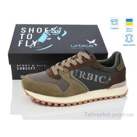 Фотография Кроссовки мужские модные Весна/осень UM024251 l.brown (8 пар р.41-46) "Restime" недорого оптом от прямого поставщика