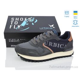 Кросівки чоловічі модні Весна/осінь UM024251 d.grey (8 пар р.41-46) "Restime" недорого оптом від прямого постачальника