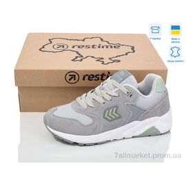 Фотография Кроссовки женские модные Весна/осень IWZ24347 olive (8 пар р.36-41) "Restime" недорого оптом от прямого поставщика