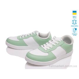 Фотография Кроссовки женские модные Весна/осень Paradize F05-0104-08A зелено-білий (6 пар р.36-41) "Prime-Opt" недорого оптом от прямого поставщика