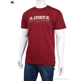 Футболка чоловіча Літо 3707-064-1 bordo (4 шт. р.сіткаM-2XL) "BIG" недорого оптом від прямого постачальника