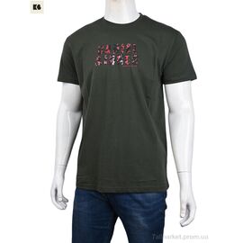 Футболка чоловіча Літо 3707-0072-1 green (4 шт. р.сіткаM-2XL) "BIG" недорого оптом від прямого постачальника