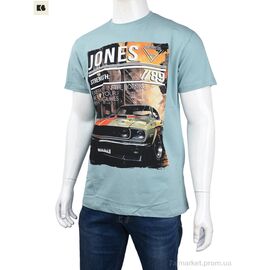 Футболка чоловіча Літо 3707-119-2 green (4 шт. р.сіткаM-2XL) "BIG" недорого оптом від прямого постачальника