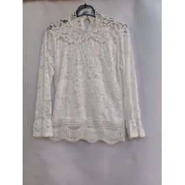 Фотография Блузка детская на девочку 9958 white-old-1 р.6-14 "iBamBino" недорого оптом от прямого поставщика