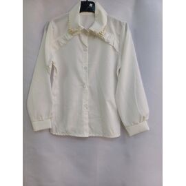 Блузка дитяча на дівчинку 9960 white-old-1 р.6-14 "iBamBino" недорого оптом від прямого постачальника