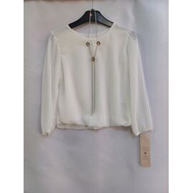 Блузка дитяча на дівчинку 9962 white-old-1 р.6-14 "iBamBino" недорого оптом від прямого постачальника