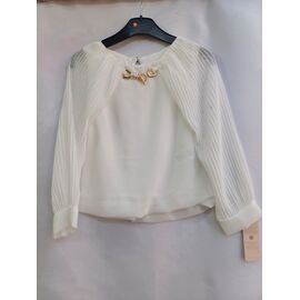 Блузка дитяча на дівчинку 9963 white-old-1 р.6-14 "iBamBino" недорого оптом від прямого постачальника