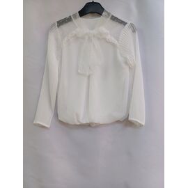 Блузка дитяча на дівчинку 9965 white-old-1 р.6-14 "iBamBino" недорого оптом від прямого постачальника