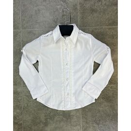 Сорочка дитяча на дівчинку 9959 white-old-2 р.10-13 "iBamBino" недорого оптом від прямого постачальника