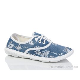 Фотография Кроссовки женские модные Весна/осень N203 шнурок (6 пар р.36-41) "Inblue" недорого оптом от прямого поставщика