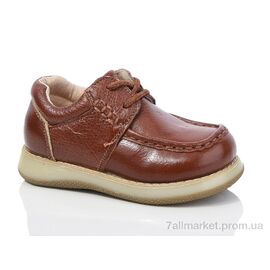 Фотография Туфли детские удобные Весна/осень S201 brown (24 пар р.23-28) "Summer shoes" недорого оптом от прямого поставщика