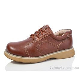 Фотография Туфли детские удобные Весна/осень S604 brown (12 пар р.31-36) "Summer shoes" недорого оптом от прямого поставщика
