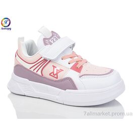 Фотография Кроссовки детские модные Весна/осень 5865E (6 пар р.32-37) "Леопард" недорого оптом от прямого поставщика