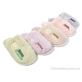 Фотография Тапки женские для дома Весна/осень L681  mix (12 пар р.36-41) "Deshman" недорого оптом от прямого поставщика