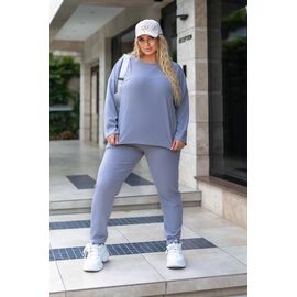 Фотография Костюм спортивный женский тёплый 027 l.blue р.48-58 "Bulavka" недорого оптом от прямого поставщика