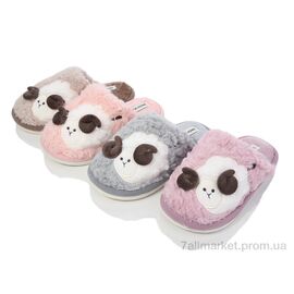 Фотография Тапки детские домашние Весна/осень MB9803 mix (24 пар р.30-35) "YZY" недорого оптом от прямого поставщика