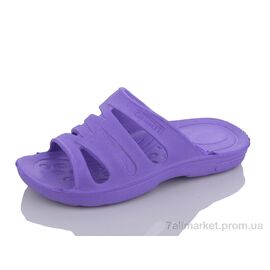 Шльопанці дитячі літні Літо 501 фиолет (8 пар р.28-35) "Крок" недорого оптом від прямого постачальника
