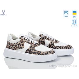 Фотография Кроссовки женские модные Весна/осень 21206LP-133 біл-білий (6 пар р.36-40) "Viscala" недорого оптом от прямого поставщика