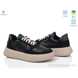 Фотография Кроссовки женские модные Весна/осень 21208VL-133 чорний-беж. (6 пар р.36-40) "Viscala" недорого оптом от прямого поставщика