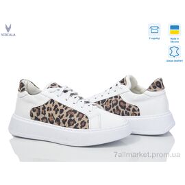Фотография Кроссовки женские модные Весна/осень 21110LP білий (6 пар р.36-40) "Viscala" недорого оптом от прямого поставщика